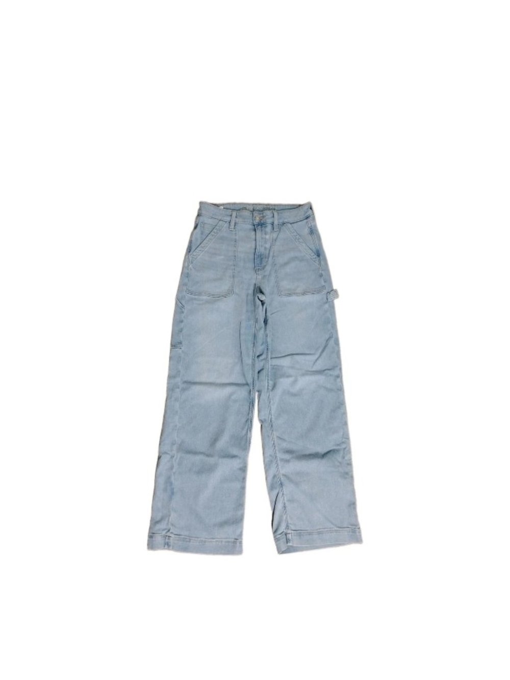 American Eagle Super High-Rise Baggy Wide Leg Jeans Light Stretch Size 6 Women's